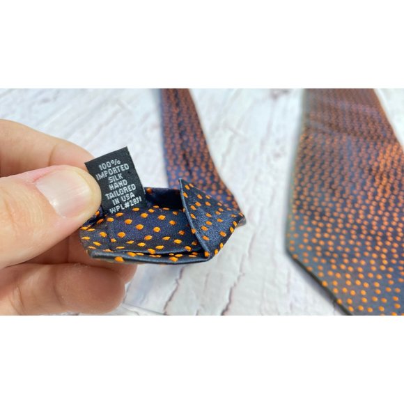 I K E BEHAR new yorkmens necktie 100% silk hand tailored in usa - Picture 3 of 7